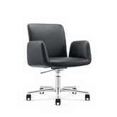 Grazinia 中背辦公室皮革會議椅工作椅